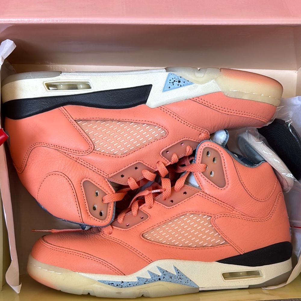 Air Jordan 5 Retro Orange Sneakers